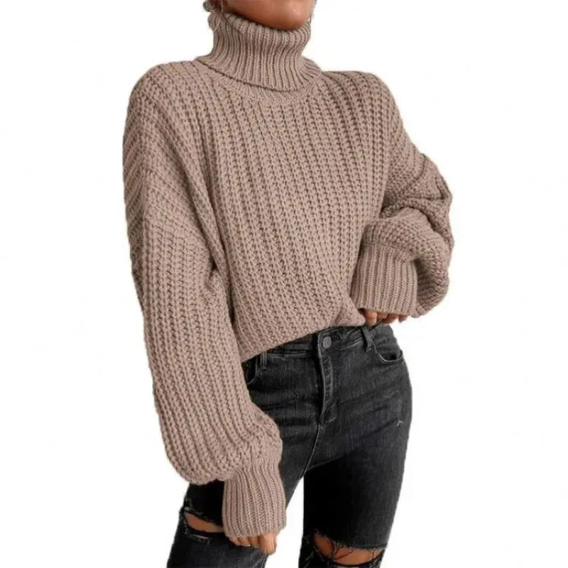 Rhoda | Turtleneck women’s loose sweater