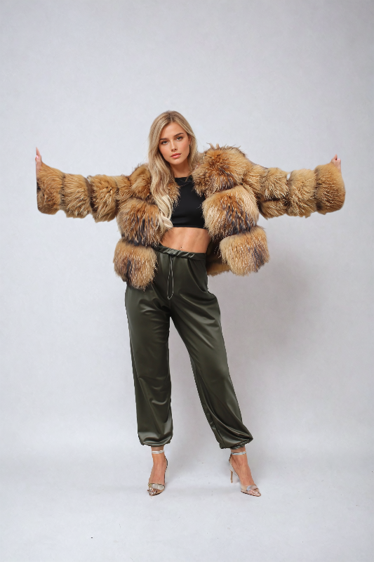 Delaney | Stylish faux fur coat