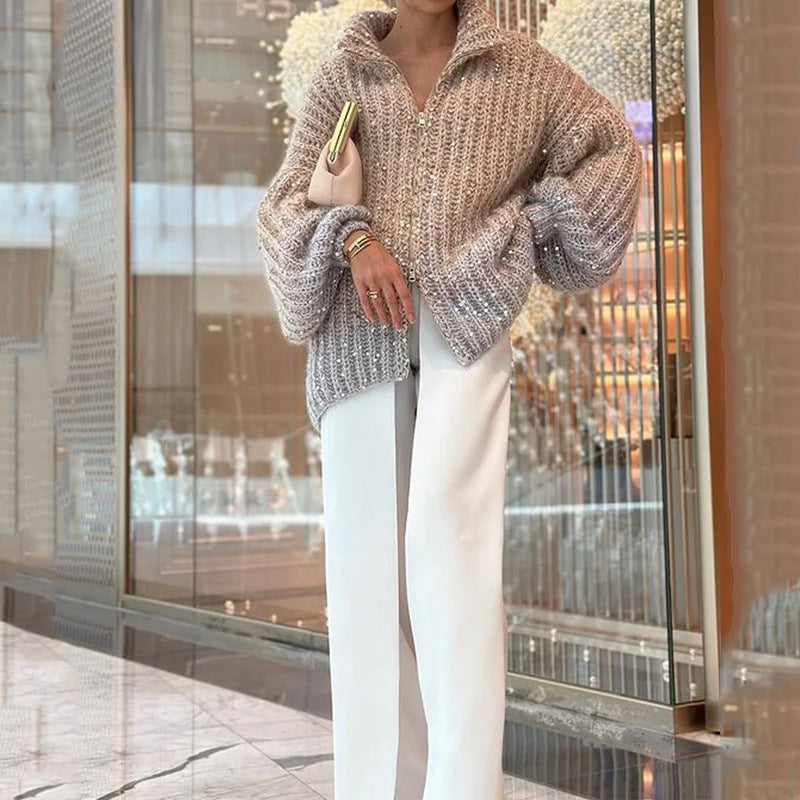 Everleigh | Luxurious knitted sweater with elegant glitters