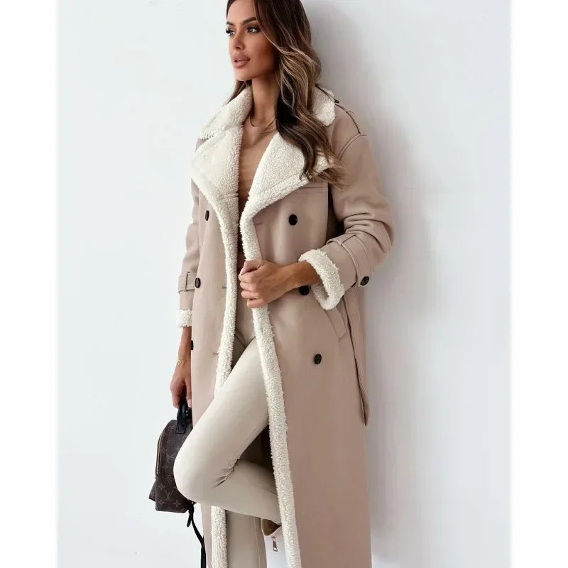 Catriona | Elegant teddy-lined coat