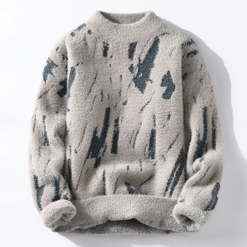 Jefferson | Mixed knit sweater