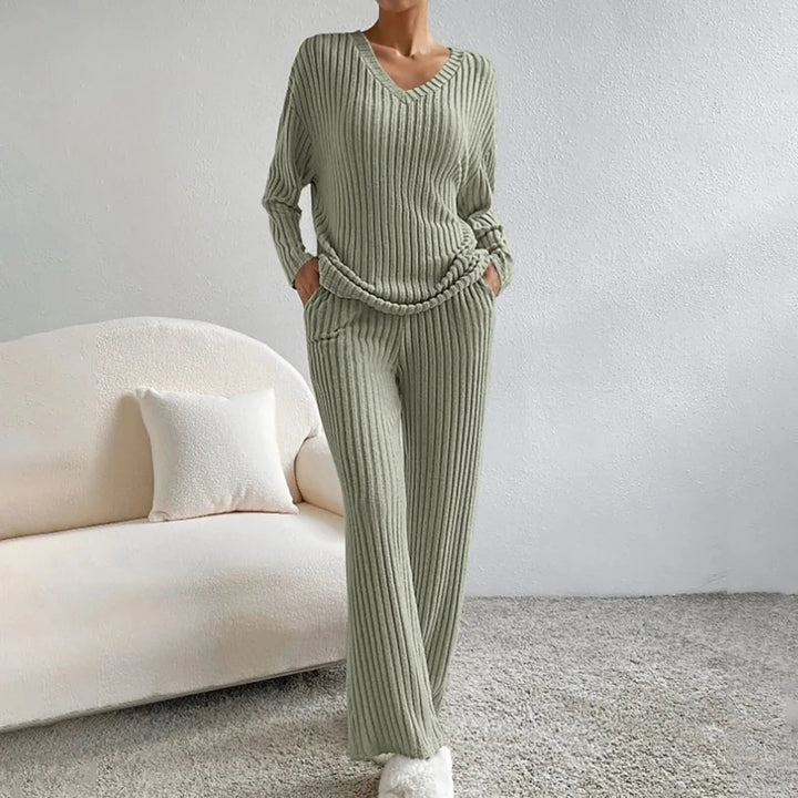 Miya | Rib-knit 2-piece set