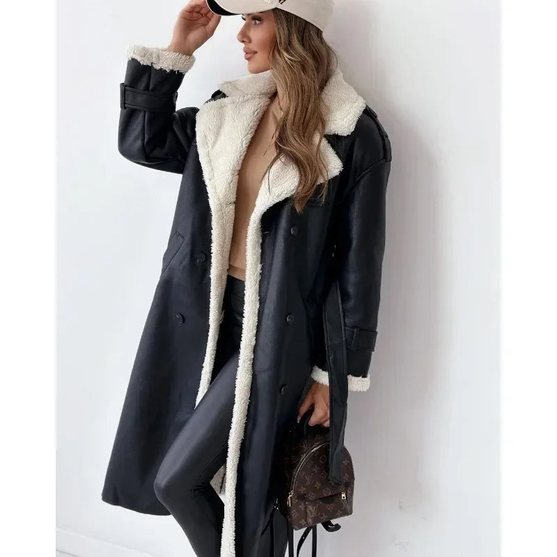 Catriona | Elegant teddy-lined coat