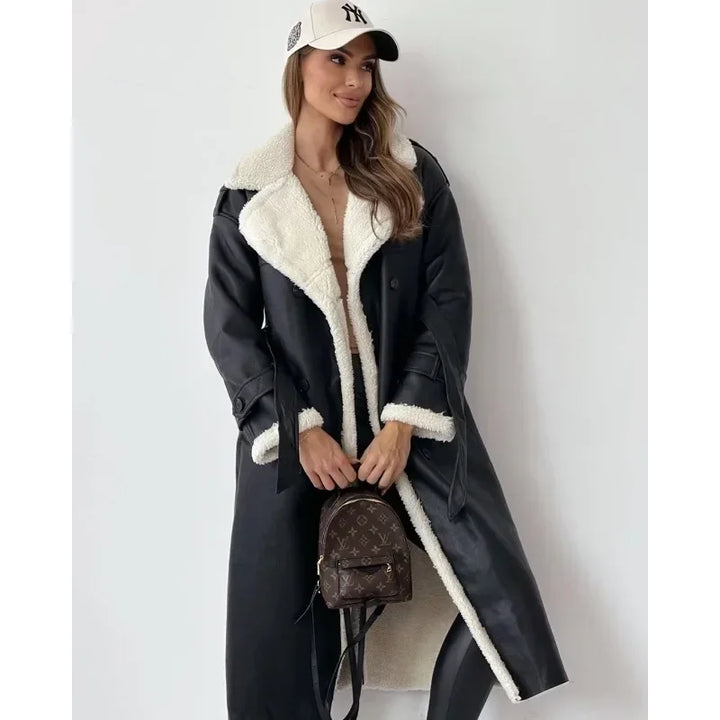 Catriona | Elegant teddy-lined coat