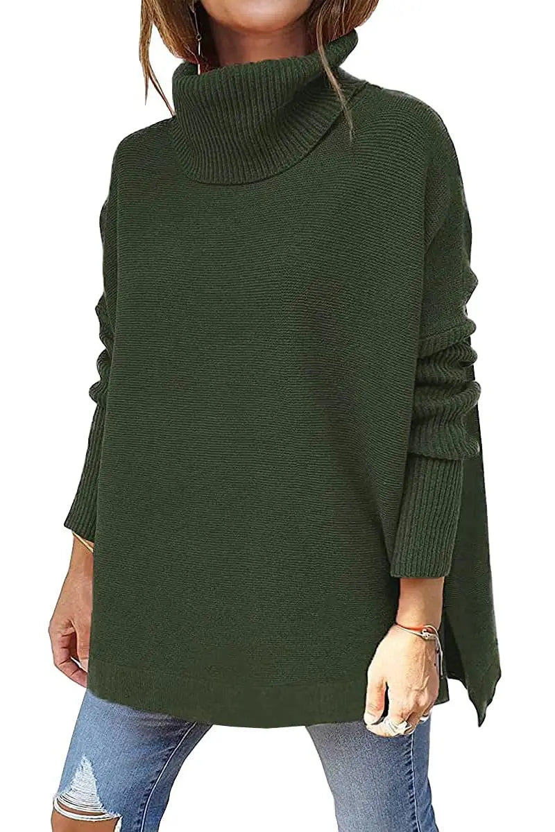 Demi - High neck knitted sweater