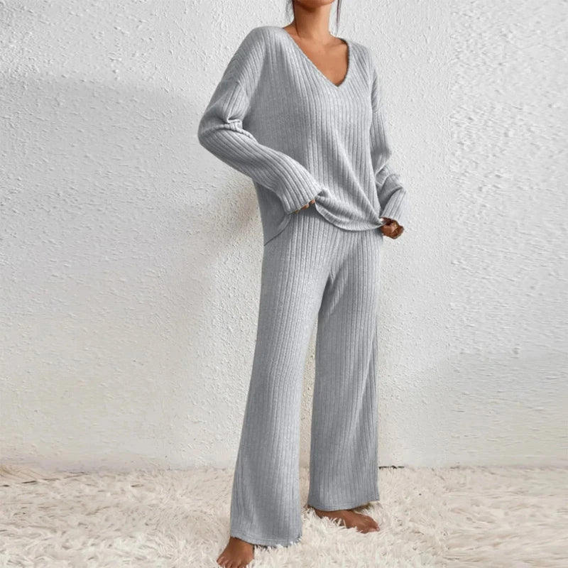 Miya | Rib-knit 2-piece set