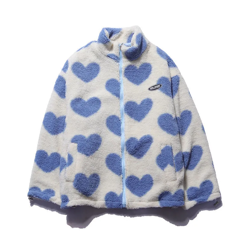 Fia | Double-sided heart coat