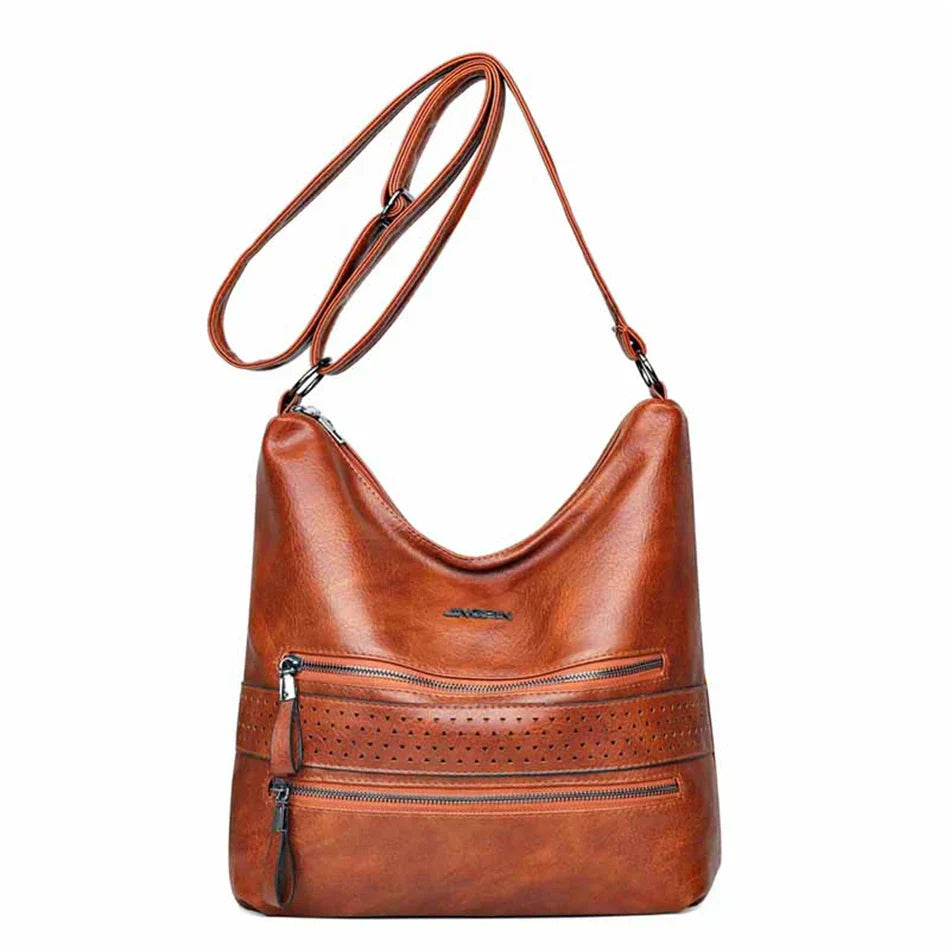 Zareth | Double Charm Multi Pocket Shoulder Bag