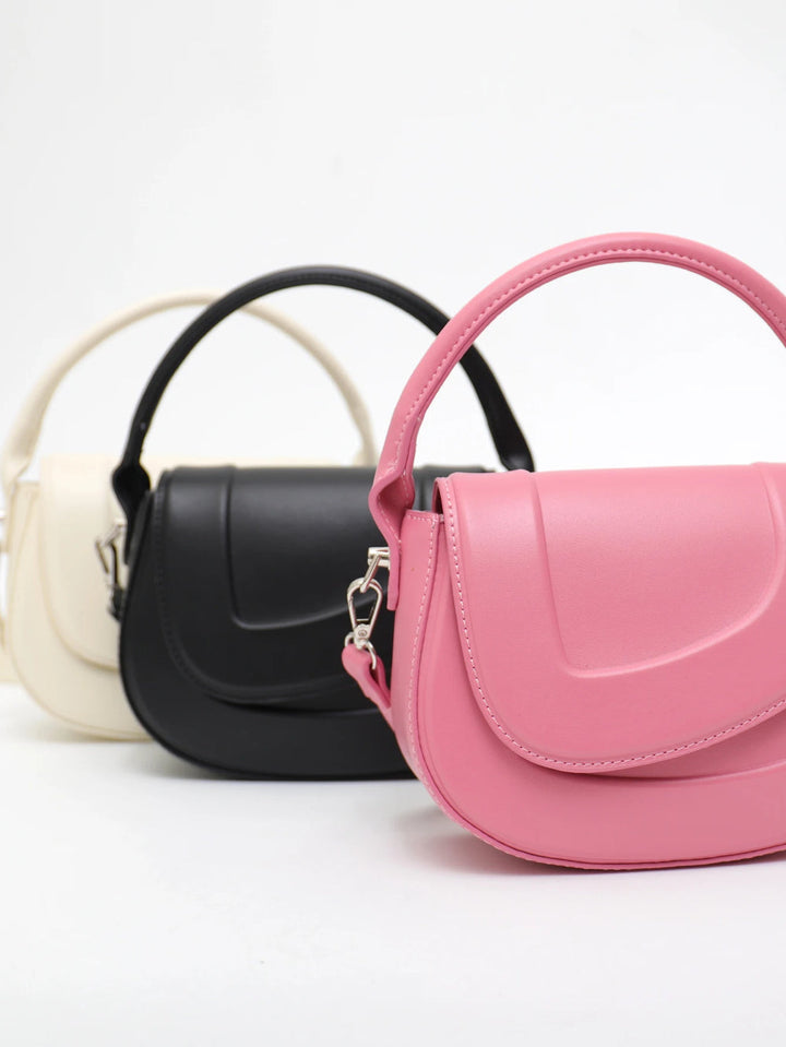 Novessa | Luxe Statement Minimalist Saddle Bag