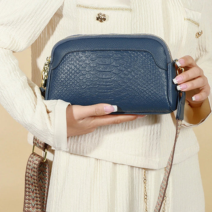 Mirellia | Elegant Charm Mini Crossbody Bag Croc Pattern