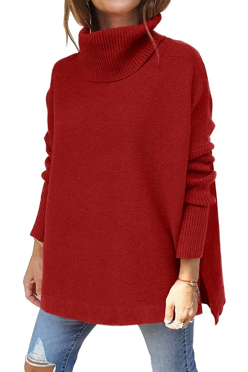 Emi - High neck knitted sweater