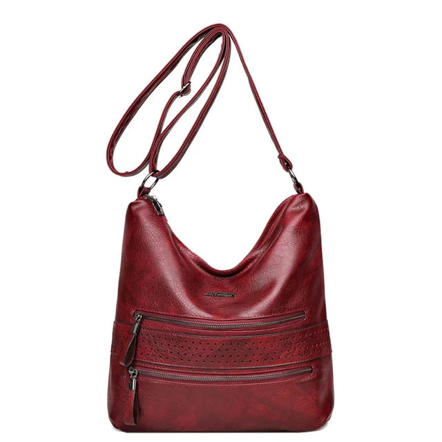 Zareth | Double Charm Multi Pocket Shoulder Bag