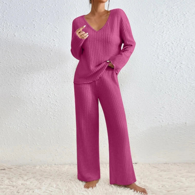 Miya | Rib-knit 2-piece set