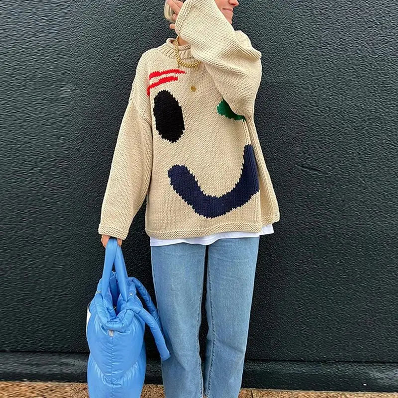 Nancy | New 2024 Autumn women's oversized boho sweater