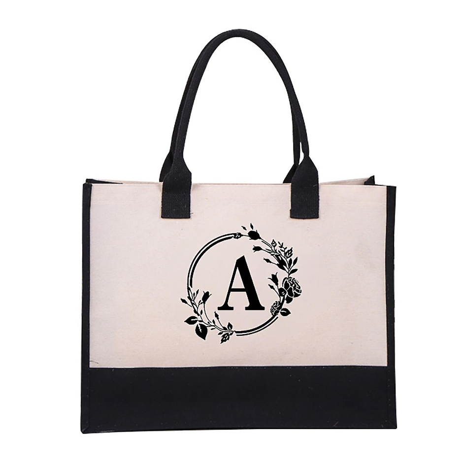 Aisora | Personalized Tote Bag with Letter