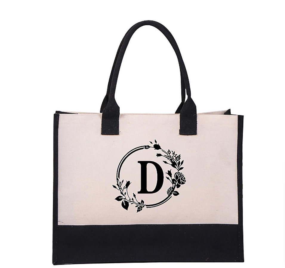 Aisora | Personalized Tote Bag with Letter