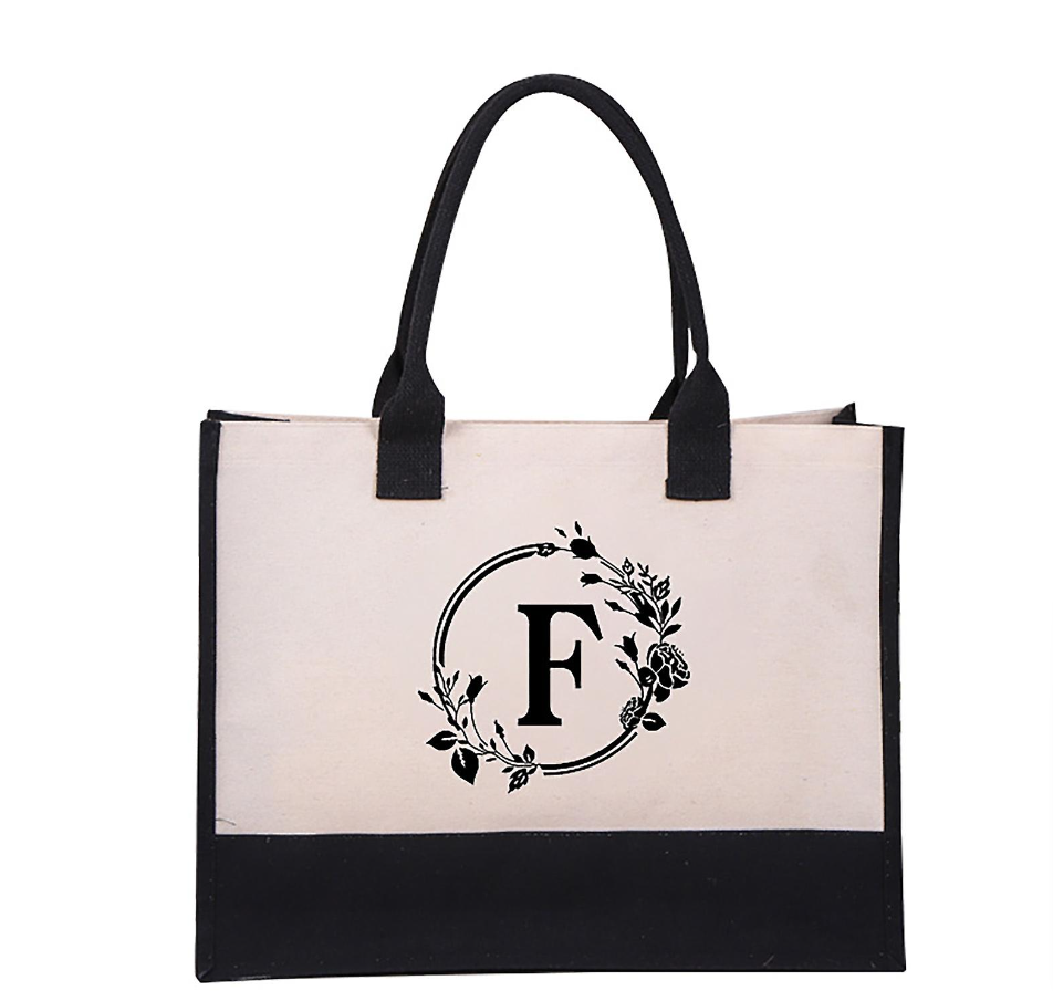 Aisora | Personalized Tote Bag with Letter