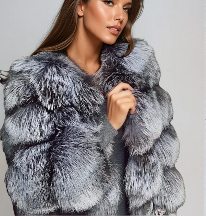 Delaney | Stylish faux fur coat