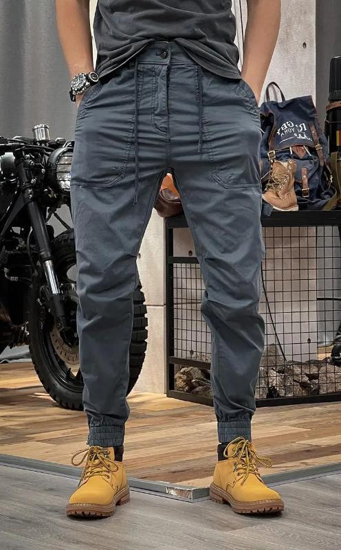 Lemuel | Stretch cargo pants with pockets