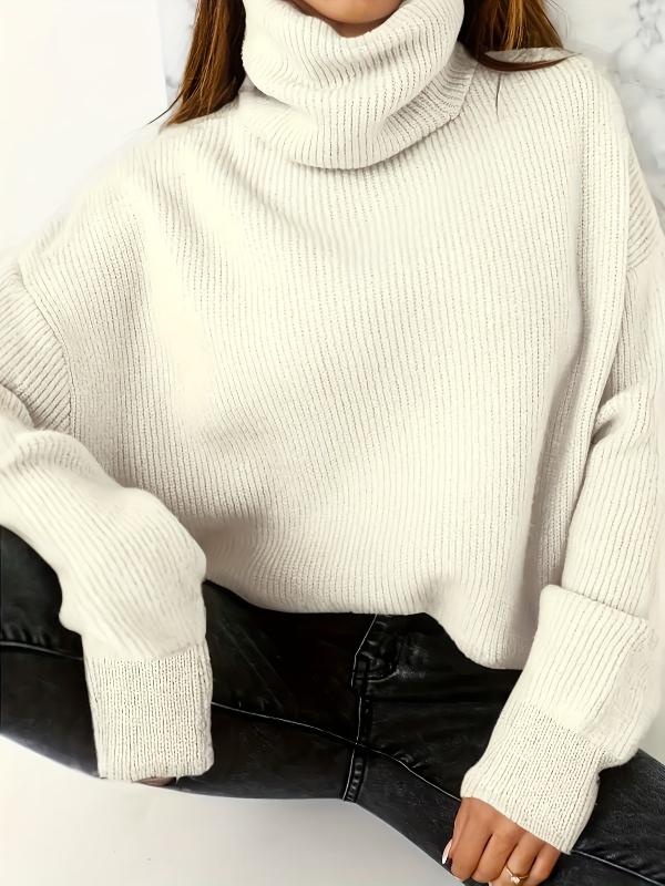 Janiyah | Plus size turtleneck knitted sweater