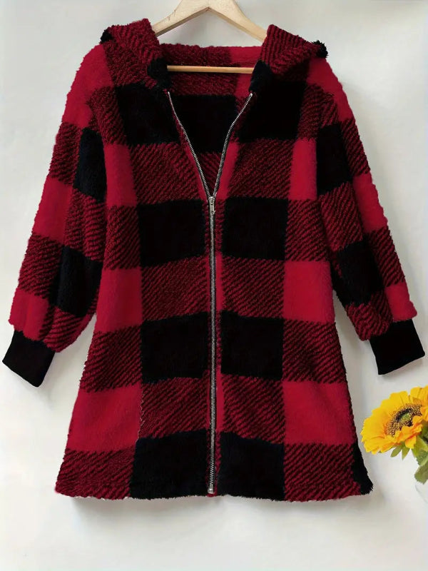 Novalee | Cozy plaid jacket