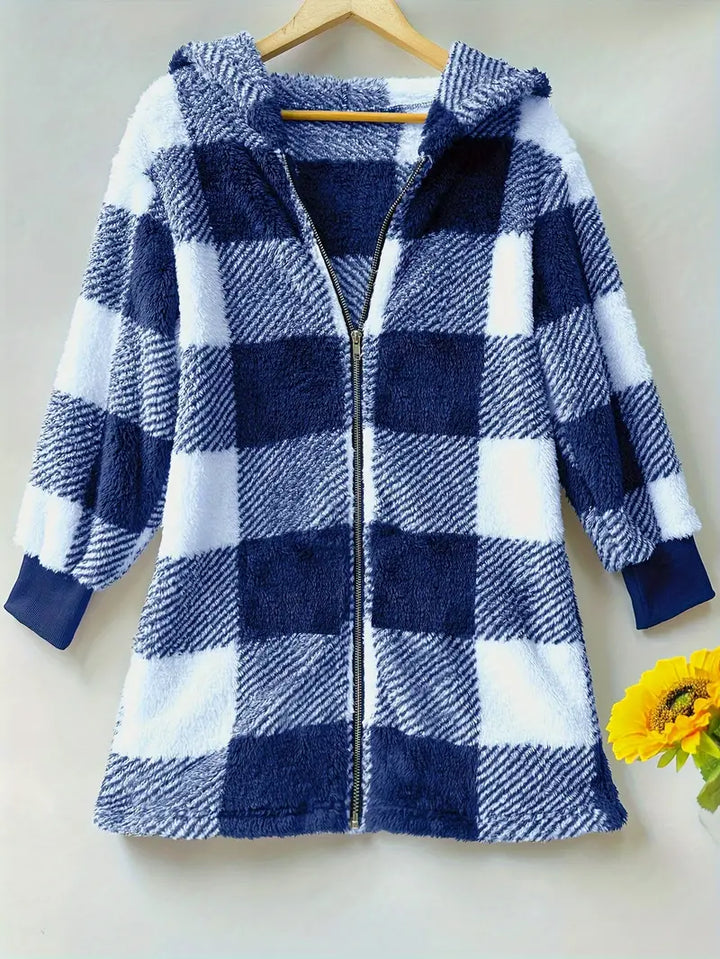 Moia | Cozy plaid jacket