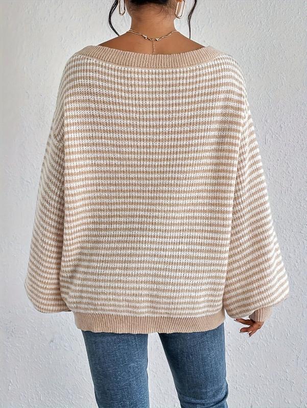 Althea | Loose knit sweater with dropped shoulders