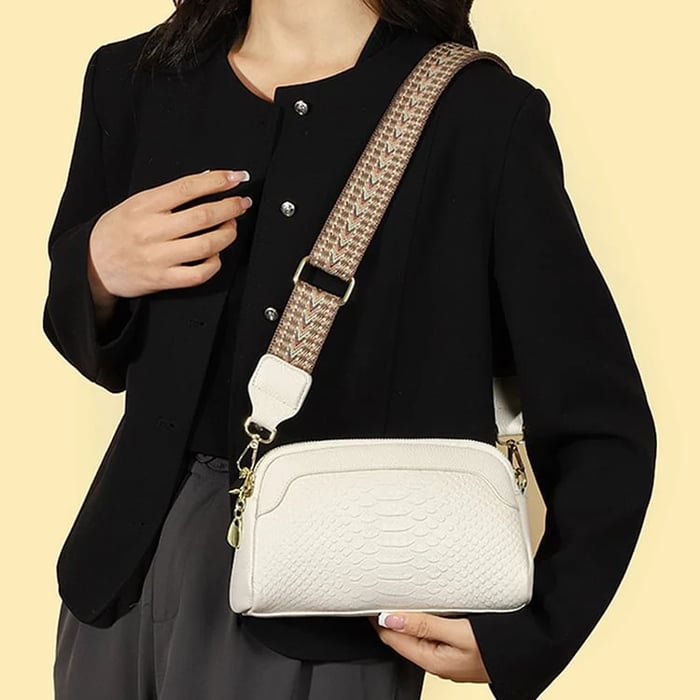 Mirellia | Elegant Charm Mini Crossbody Bag Croc Pattern