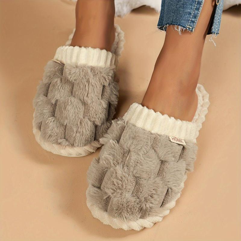 Catherine | Cozy winter fuzzy slippers