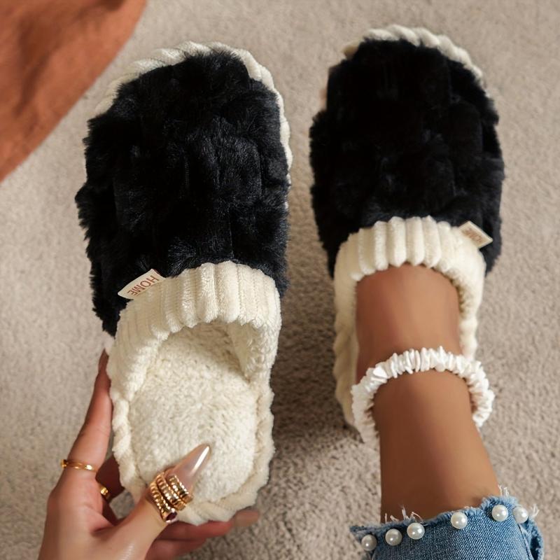 Catherine | Cozy winter fuzzy slippers