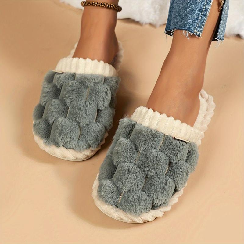 Catherine | Cozy winter fuzzy slippers