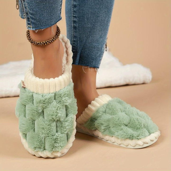 Catherine | Cozy winter fuzzy slippers