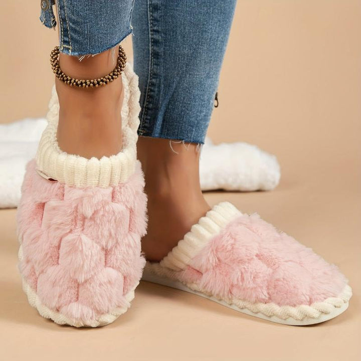 Catherine | Cozy winter fuzzy slippers