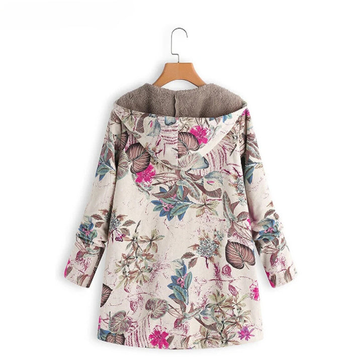 Melissa | Floral hooded winter jacket