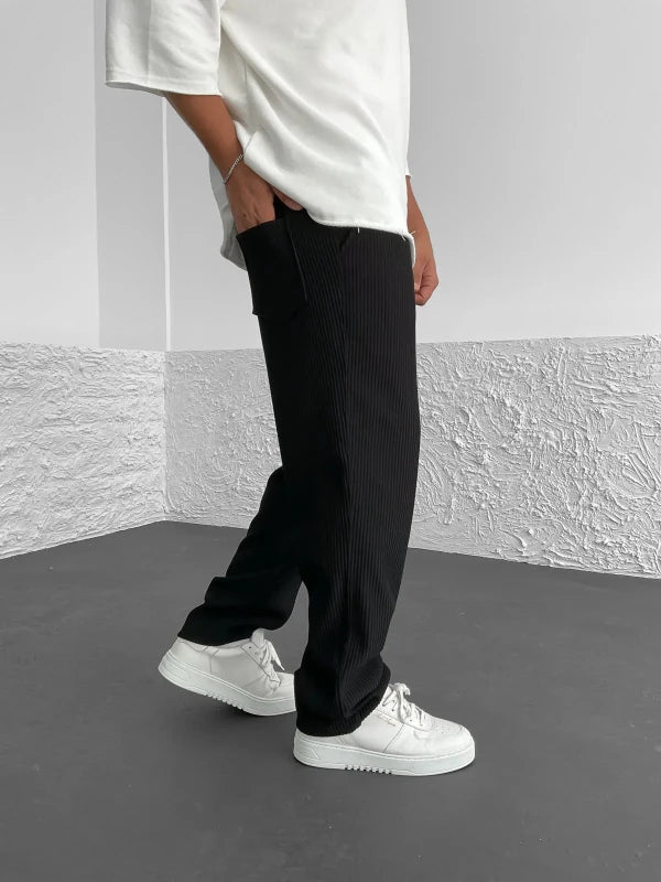 Jason | Ribbed spandex comfort pants