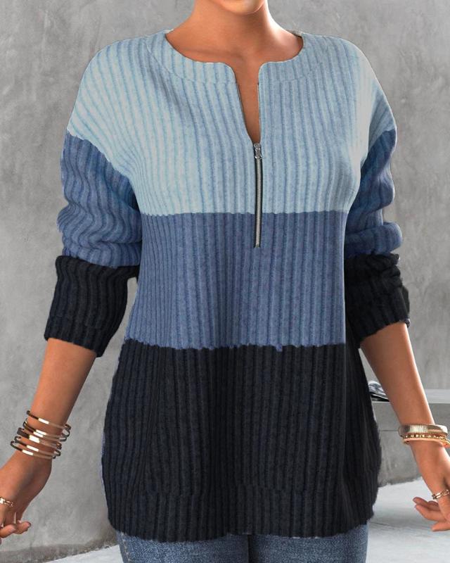 Serenity | Stylish zip sweater