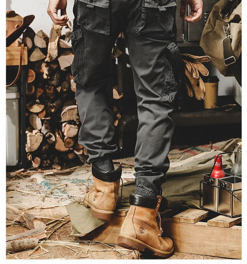 Lemuel | Stretch cargo pants with pockets