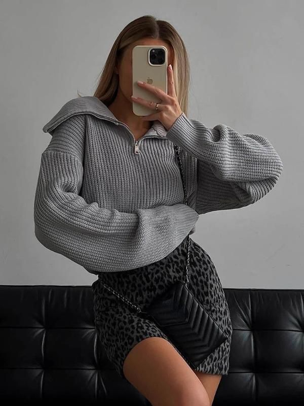 Shaina | Zipper sweater