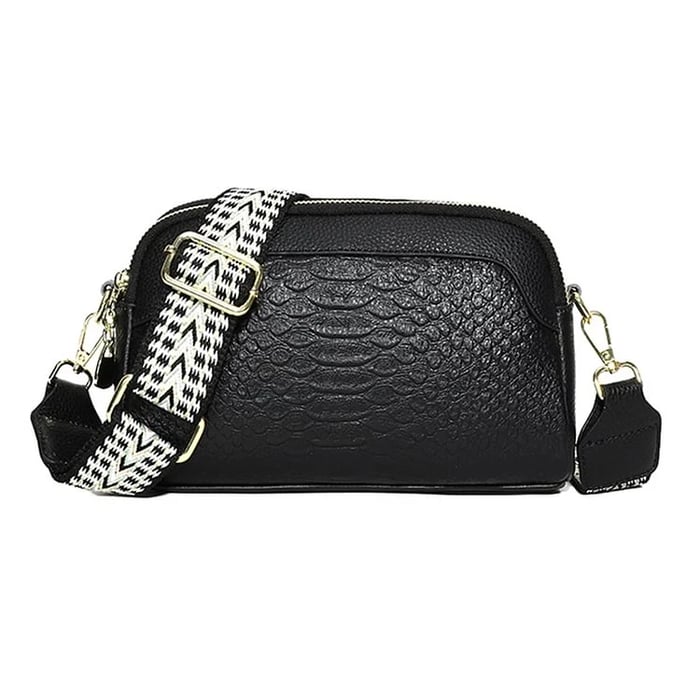 Mirellia | Elegant Charm Mini Crossbody Bag Croc Pattern