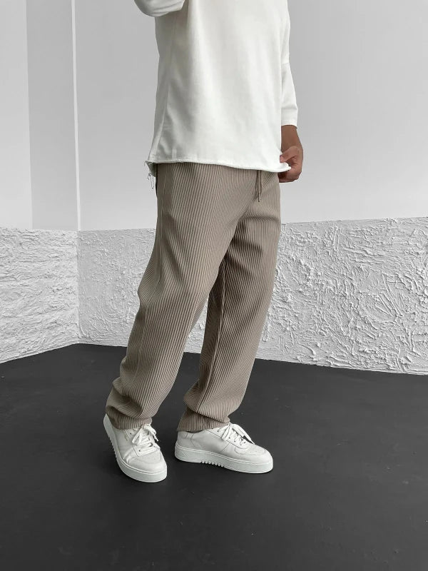 Jason | Ribbed spandex comfort pants