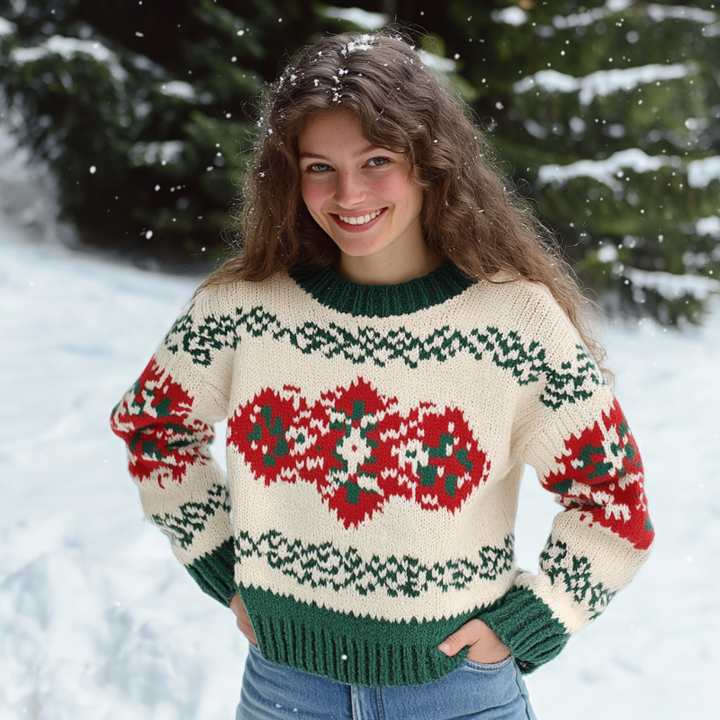 Abigail | Retro christmas sweater