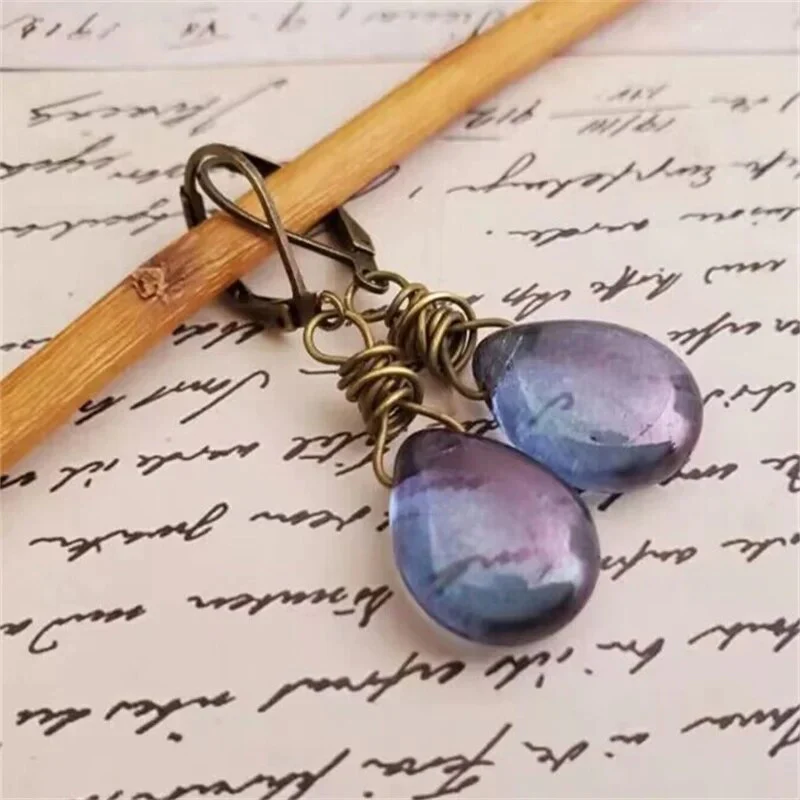 Bea | Vintage cosmic stone earrings