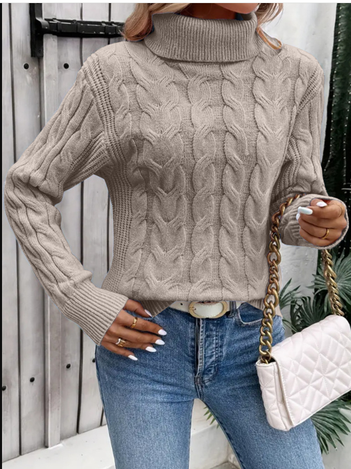 Ericka | Knit turtleneck sweater