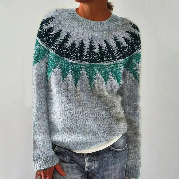 Yasmine | Retro autumn sweater